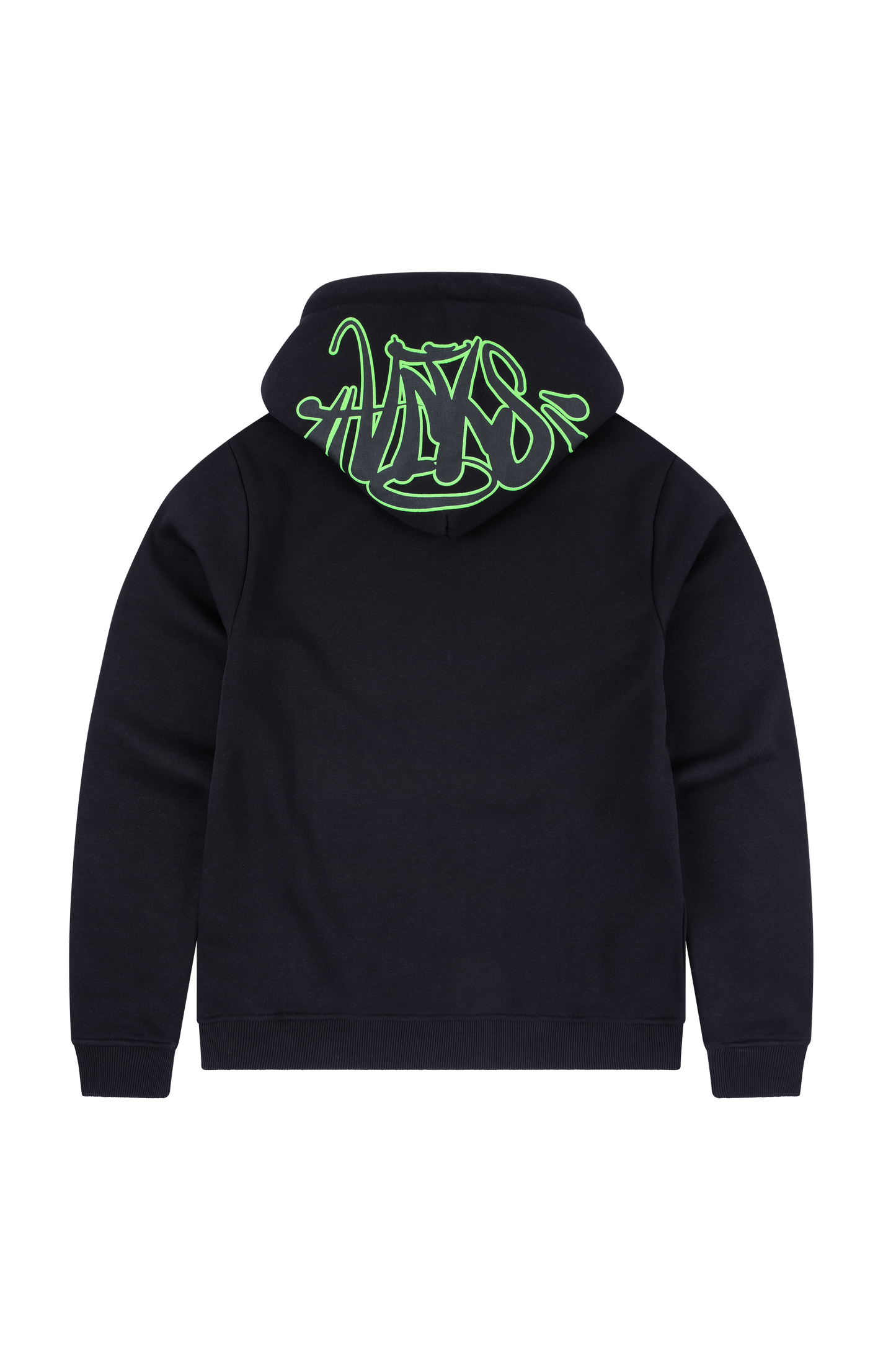SYNA OG HOOD - BLACK/NEON GREEN