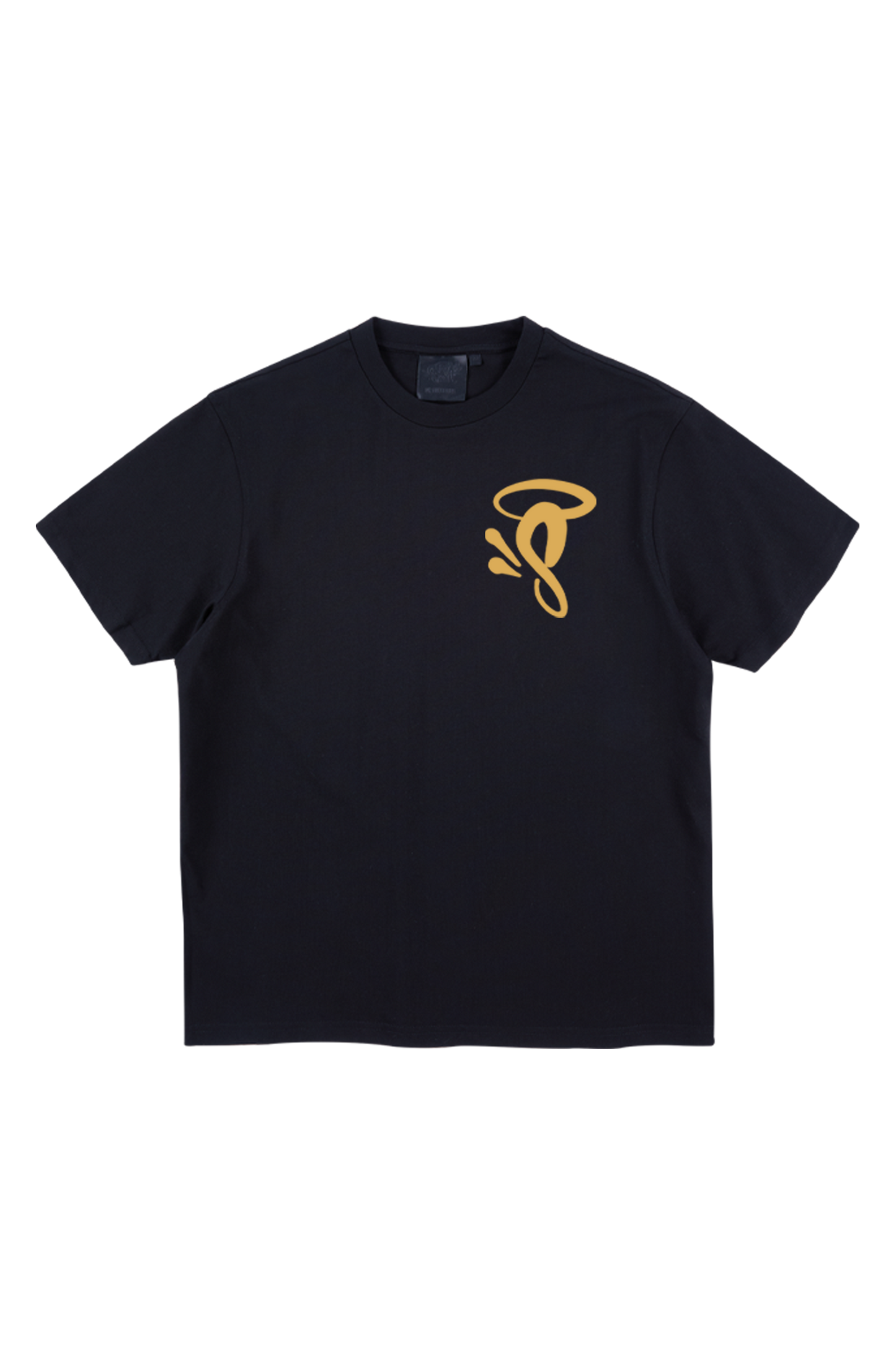 HALO 'S' PRINTED LOGO T-SHIRT BLACK/YELLOW
