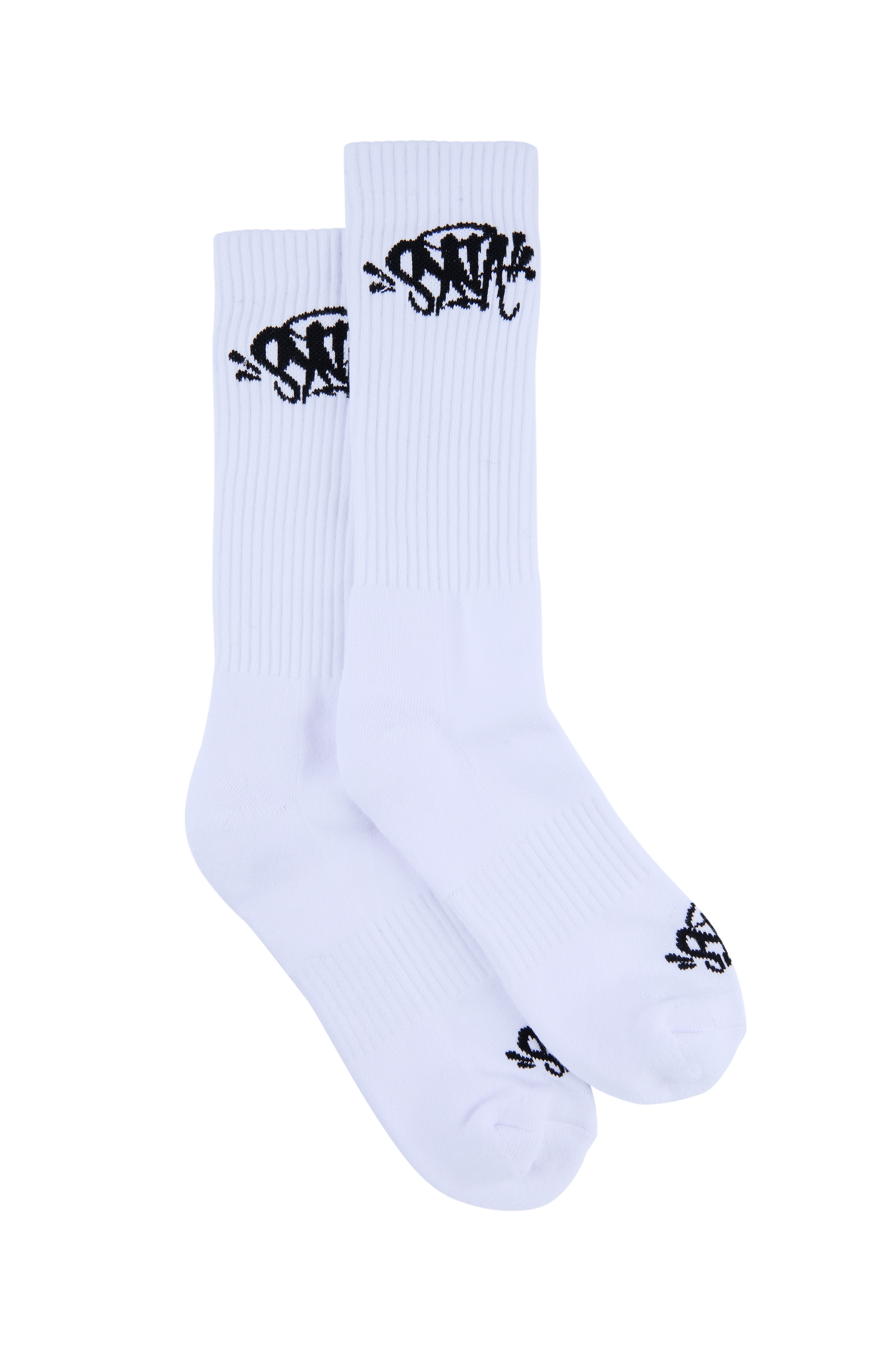 SYNA 2 PACK SOCK - WHITE/BLACK – Syna World