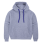SYNA OG HOOD - GREY MARL/COBALT