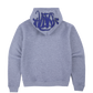SYNA OG HOOD - GREY MARL/COBALT