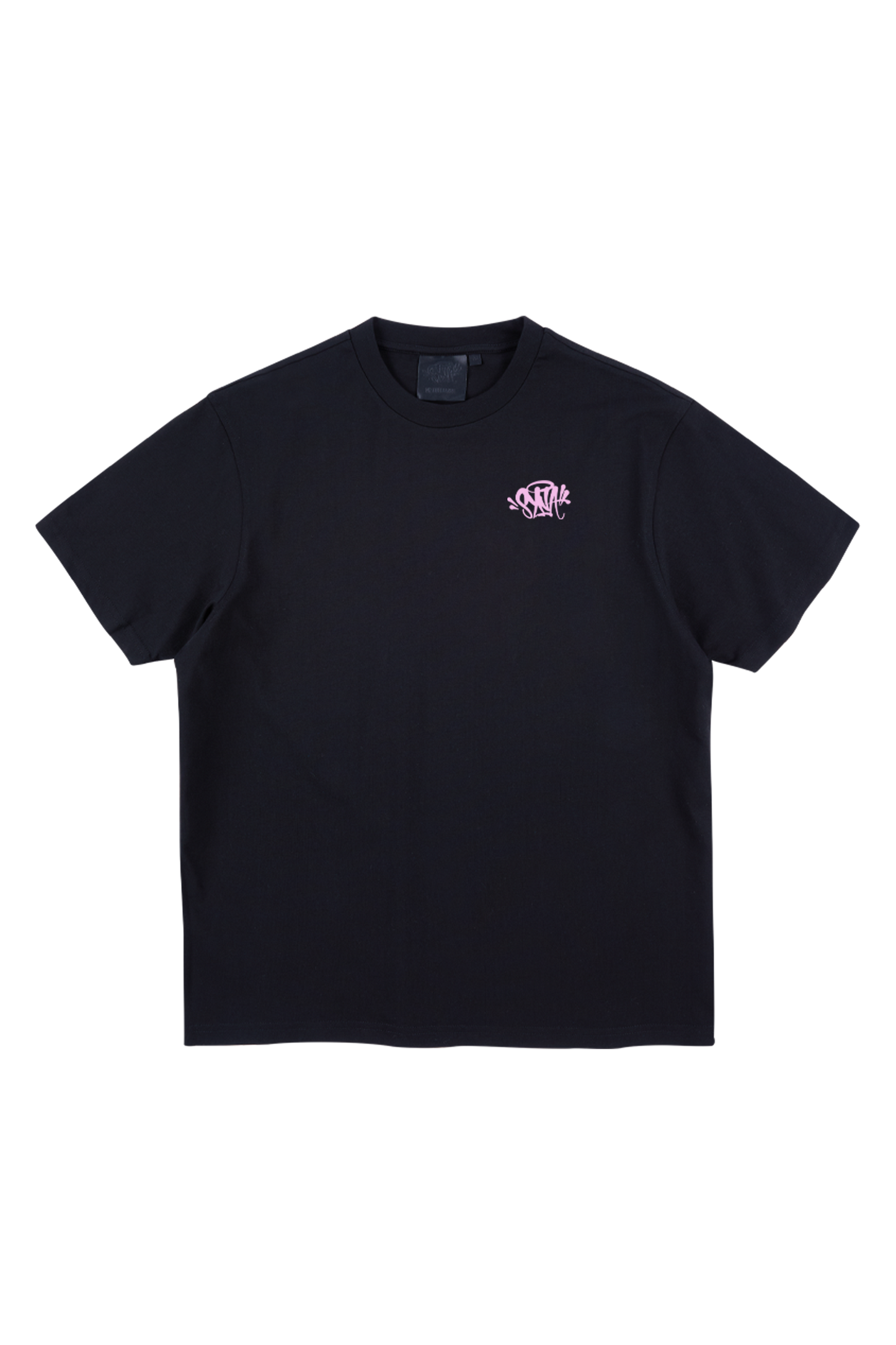 SYNA CORE EMBROIDERED T-SHIRT BLACK/PINK