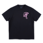 HALO 'S' PRINTED LOGO T-SHIRT BLACK/PINK