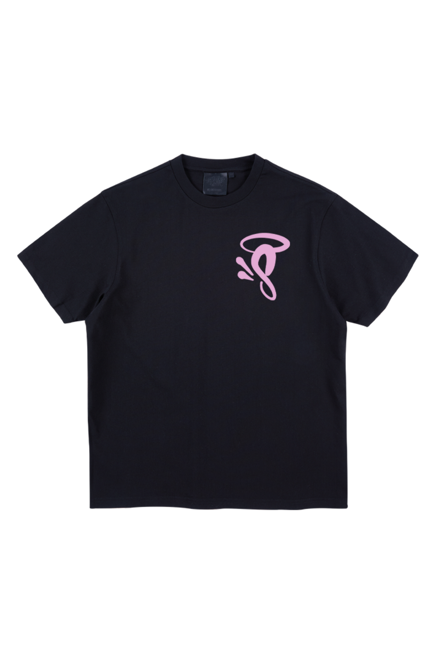 HALO 'S' PRINTED LOGO T-SHIRT BLACK/PINK