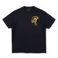 HALO 'S' PRINTED LOGO T-SHIRT BLACK/YELLOW
