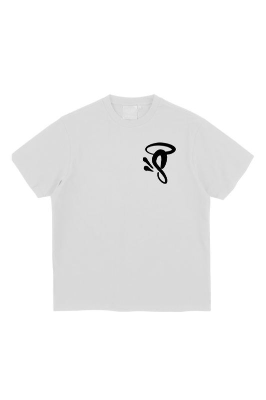 HALO 'S' PRINTED LOGO T-SHIRT WHITE/BLACK